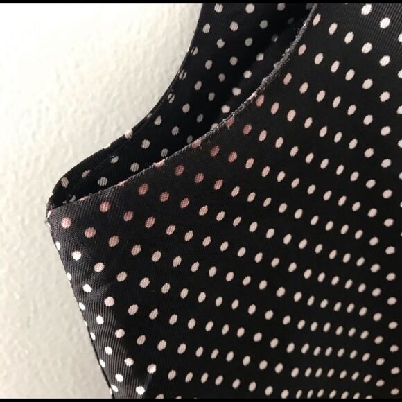 CLEARANCE! Vintage 60s Polka Dot Dress Size 6-8 VGUC - Picture 7 of 9